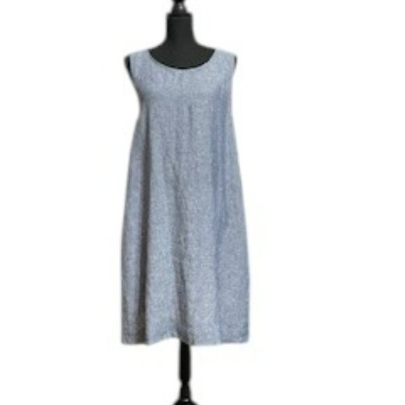 Sigrid Olsen Blue Midi Dress - Picture 1 of 6